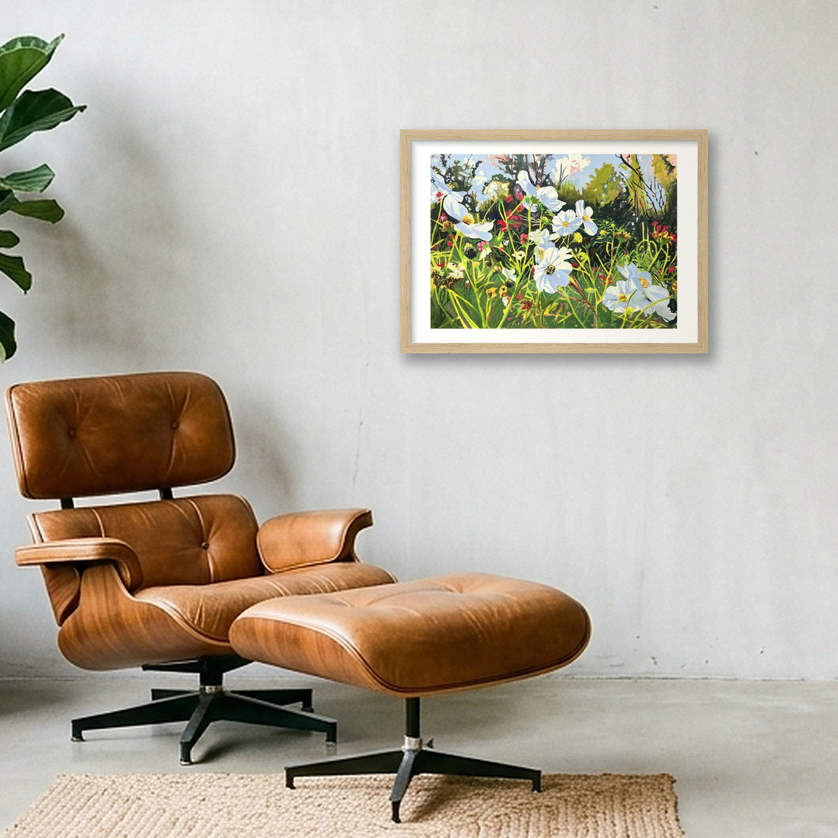 Common Eastern Bumble Bee — A3 (42×30cm, 17×12") Oak Frame